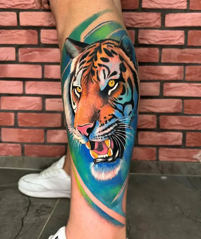 Tiger Spirit — Burak Işık dövme çalışması