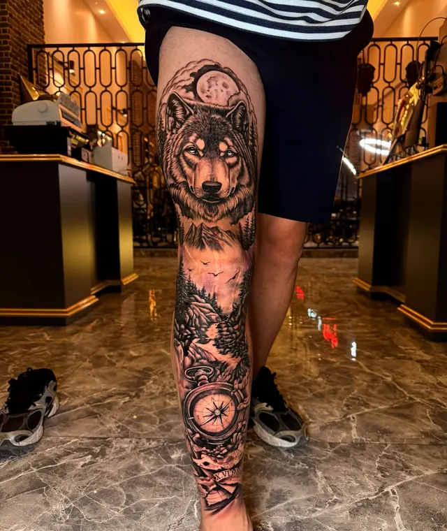 Wild Instinct — Burak Işık dövme çalışması